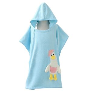 ผ้าคลุมอาบน้ำ ผ้าคลุมว่ายน้ำ ลาย ผ้าเช็ดตัว bathrobe【Hippobaby20】