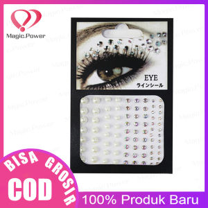 Manik-manik mutiara mutiara Stiker 3D Untuk Dekorasi  Stiker Mutiara Berlian Imitasi 3D Bahan Akrilik Warna-Warni Untuk Dekorasi Wajah Stick Face Jewelry