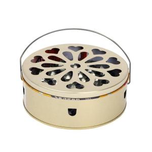 Mosquito Coil Holder with Handle Lid Anti Scalding Incense Burner Box  Anti-Mosquito Sandalwood Tray