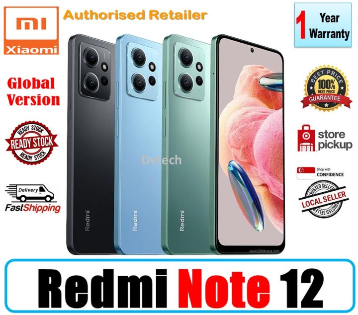 Redmi Note 12 5G Redmi Note 12 4G Local Set with 1 Year Xiaomi