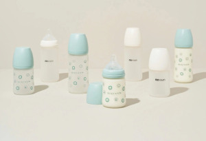 Bình Thủy Tinh Tráng Silicon Siêu Cute An Toàn Cho Bé