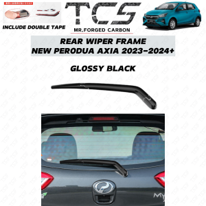 TCS PERODUA AXIA NEW 2023-2024+ CAR REAR WIPER FRAME COVER GARNISH ACCESSORIES