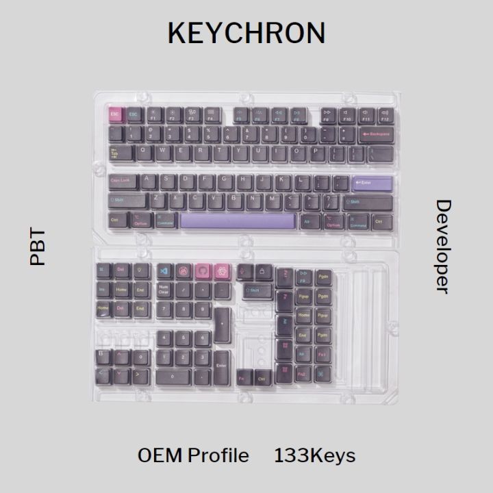 [SG Seller]Keychron OEM Profile Dye-Sub PBT Five-Sided Dye-Sublimated ...