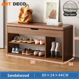 Shoe Cabinet with Cushion Sofa Shoe Rack Modern Shoes Storage Cabinet With Stool Rak Kasut Large Capacity Shoe Rack Multifunctional Storage Bench