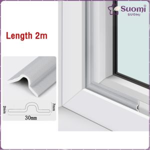 Suomi 2m Waterproof Foam Seal For Sliding Window Door Gap Window Sealing Strip Sealer Self Adhesive Tape