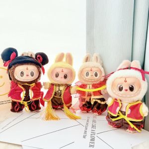 EMERRY Ne Zha  Dolls Clothes Set Hun Tian Ling Chinese Style Sitting  Time Cloth Toy Accessories Collection 17cm Plush Dolls Clothes Cotton Doll Accessories