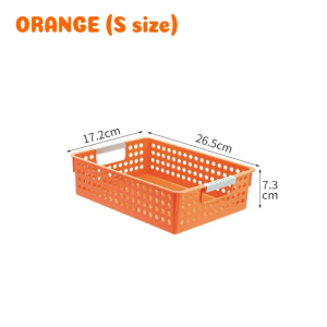 Multi Purpose Plastic Storage Basket Kitchen Desktop Office Bathroom Rectangle Organizer Sundries Snack Frame Storage