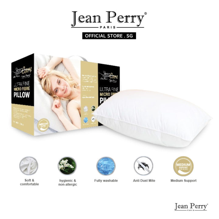 Jean Perry Medium 3D Micro Fibre Hotel Pillow I Hotel Pillow I