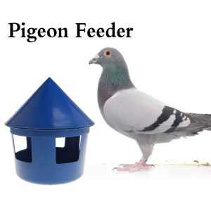 Multi Functional Pigeon Plastic Feeder House Shape Lid Bird Feeder Plastic Pigeon Food Container Dispenser Pigeon Feeder