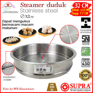 Steamer panci multifungsi saringan kukusan sauce pot stainless 18CM supra