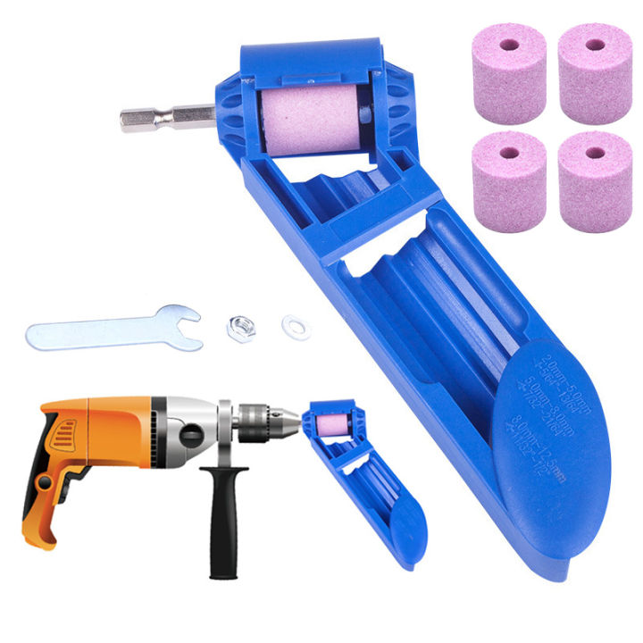 Drill Bit Sharpener Corundum Grinding Wheel Drill Grinder Powered Tool ...