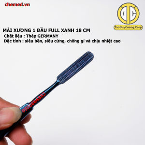 Cây mài xương 1 đầu full xanh dùng trong y tế phẫu thuật spa 18 cm