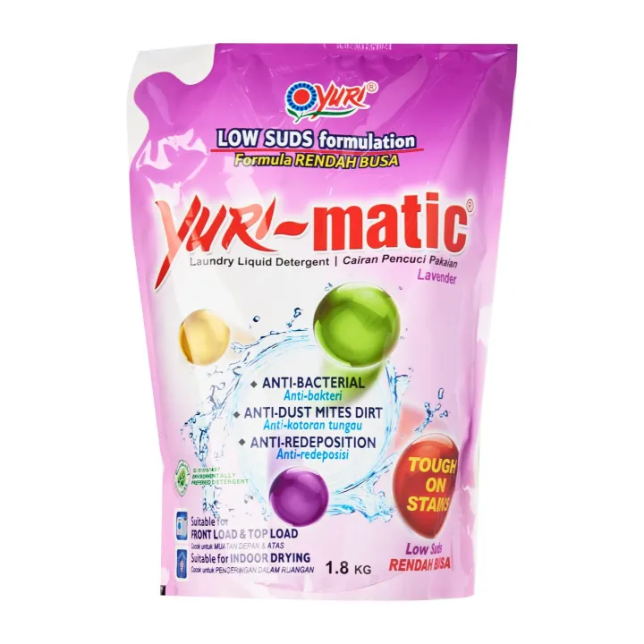 Yuri Matic Low Suds Laundry Liquid Refill