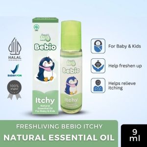 BEBIO Baby Essential Oil 8ml Minyak Aromatherapi Bayi BEBIO untuk Batuk Pilek Kembung dan Gatal Gatal