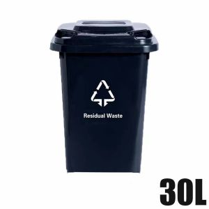 Large outdoor household garbage can with cover outdoor 30/50/ 100/120/240/Lgarbage trash can big outdoor big size