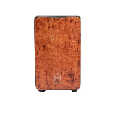 Magie Cajon Drum รุ่น PMSP 100B กลองคาฮองไฟฟ้า ภาคไฟฟ้าต่อแอมป์ คาฮองมากี เครื่องดนตรี เครื่องเคาะจังหวะ กลองพกพาคาฮองไฟฟ้า เครื่องเคาะจังหวะ