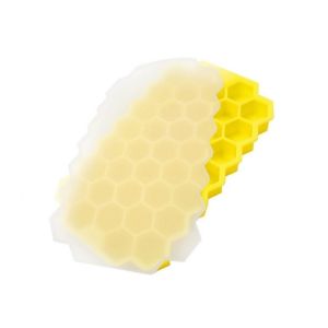 DVFDA 37 Grids Ice Cube Tray Large Capacity Thickened Honeycomb Cube Ice Mold Refrigerator Ice Storage Homemade Ice Making Mold Holiday Drinks