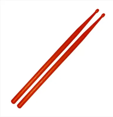 ไม้ตีกลองชุด ไม้ตีกลองพลาสติก สีแดง1คู่ / Plastic drum stick 1 pair - red (Drumstick)