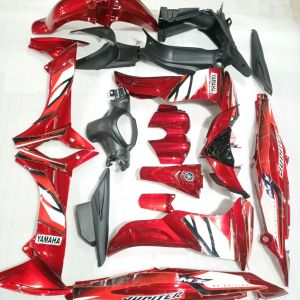 Bộ Dàn áo C110 xe JUPITER MX Pha Mắt Cáo - GRAVITA nhựa nguyên sinh ABS Màu ĐỎ CANDY