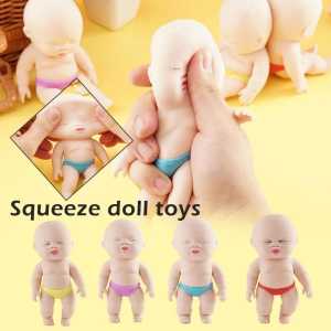 NASIUDUK SQUISHY BAYI mainan bayi pasir boneka bayi boneka peraga S053