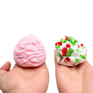 YOUSHI TOP Giòn tan Đồ chơi bóp hình cuộn kem Sáng tạo Siêu mềm Đồ chơi cuộn bong bóng nhấn Trẻ em Hài hước Đồ chơi bánh kem chậm nở Trẻ em Người lớn