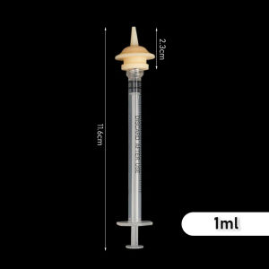 จุกป้อนนมแมว จุกนมแมว จุกนมแมวแรกเกิด ซิลิโคนนิ่ม จุกนมกระรอก ไซริงค์ป้อนนม ลูกแม ลูกหมา ชูการ์ แฮมสเตอร์