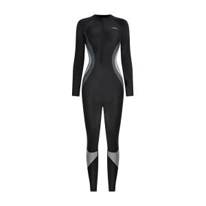 LYSEACIA UPF50+ Anti-Sun Athletic Long Swimsuits for Women Muslim Long Sleeve Swim Wear Full Cover Plus Size One piece Swimwear Outfits for Surfing Snorkeling Swimming Suits Rashguard M-5XL