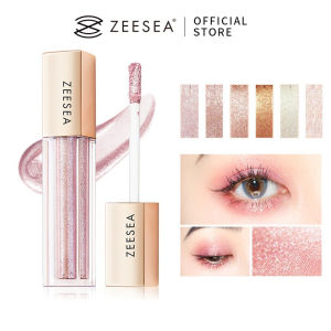 Zeesea Single Color Liquid Eyeshadow Glitter Shimmer Lightweight Quick-Drying Eye Shadow Makeup