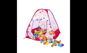 Realeos Kids Children Play Single Pop Up Tent Indoor Outdoor Ball Camping Playground - R611