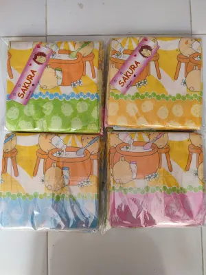 1/2 Lusin Bedong T Bedong T / Selimut Bayi Katun Flanel 90 x 70 cm Bedong Kotak Bedong Jumbo