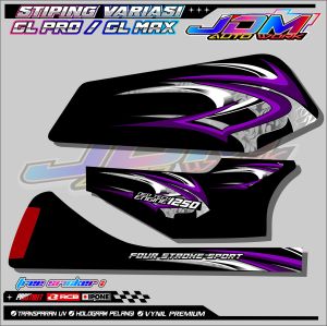 STRIPING VARIASI HONDA GL PRO - GL MAX / STICKER LIST VARIASI MOTOR GL PRO - GL MAX