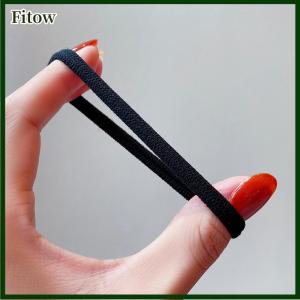 Fitow 50pcs Set Elastic Hair Bands Girls Hair Accessories Colorful Nylon Headband Kids Scrunchie Gift