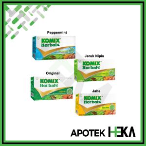 Komix Herbal Sachet 15 ml Box isi 6