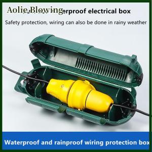 Aolie Outdoor Extension Cord Safety Cover With Waterproof Seal Weatherproof Electrical Connection Box To Protect Outdoor Outlet Plug
