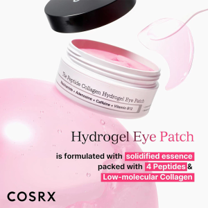 COSRX 5‑PDRN & Peptide Collagen Hydrogel Eye Patch Hydrating Anti‑Aging Under‑Eye Mask Reduce Puffiness Fine Lines & Dark Circles Combo Eye Care Kit Soothe Moisturize & Firm Under‑Eye Area