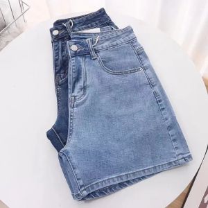 Quần Ngố Form Rộng Jean Quần Short Jean Ống Rộng Hàn Quốc