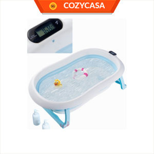 【COZYCASA】Foldable Baby Bath Tub with Thermometer