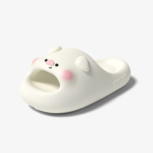 Cute cartoon piglet pink slippers for girls new summer home style thick-soled non-slip couples sandals for men
