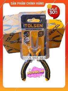 Kìm Không Răng Đầu Vuông Tolsen 10354