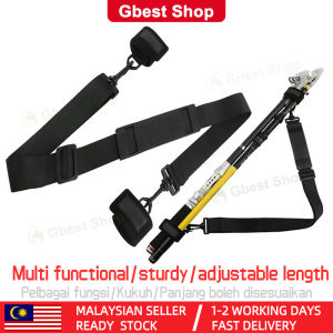Gbest Fishing Rod Carrier Strap Sling Band Adjustable Shoulder Belt Travel Tackle Holder full set accessories  tali beg pinggang sling panjang