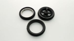 Stroller Rear Tire For Bugaboo Butterfly Ant Back Wheel PU Tubeless Tyre Cover DIY Baby Buggy Accesse