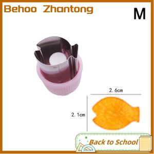 Behoo Baking Molds Fun Functional Vegetable Cutter Shapes Stainless Steel Press-type Mini Cookie Cutter For Kids