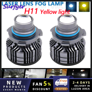 (COD+3 Days Delivery)2pcs Auto Led Fog Lights Projector Lens Led Lamp Waterproof H7 H11 28w 8000lm Headlamp Driving Bulb