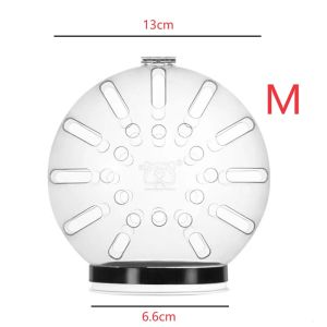 HATELI Breathable Cat Head Cover Sturdy Muzzle Mask Space Hood Ball-shaped Kitten Protective Helmet Anti-bite Anti-Licking Pet Grooming Supplies Cat Muzzle