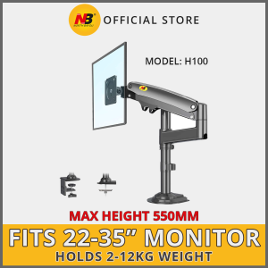 NB North Bayou Single Monitor Arm Mount Stand Pole H100 [H Series]