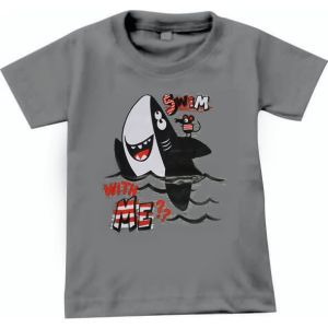 SUMMER88 Atasan Kaos Tshirt Anak Laki Laki Motif Lengan Pendek  Warna Abu Size 1-10 Tahun