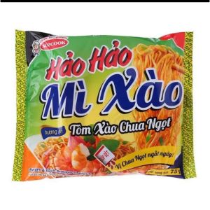Mì Xào Mì Trộn Hảo Hảo Tôm Xào Chua Ngọt Gói 75g ( 1 gói)
