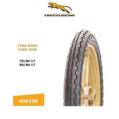 TAYAR CHEETAHKING KIN100 *DUNLOP TT100* - 70/90-17 80/90-17 TUBE TYPE TYRE