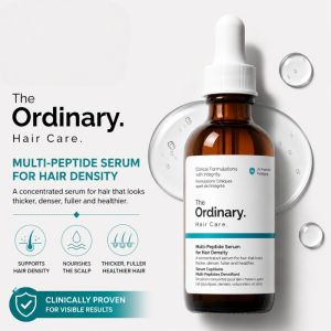 The Ordinary Multi‑Peptide Serum for Hair Density 60ml | Scalp Serum Thicker Fuller Hair Support For Thinning Sparse Hair