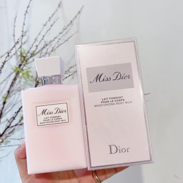 Miss dior hotsell lait fondant